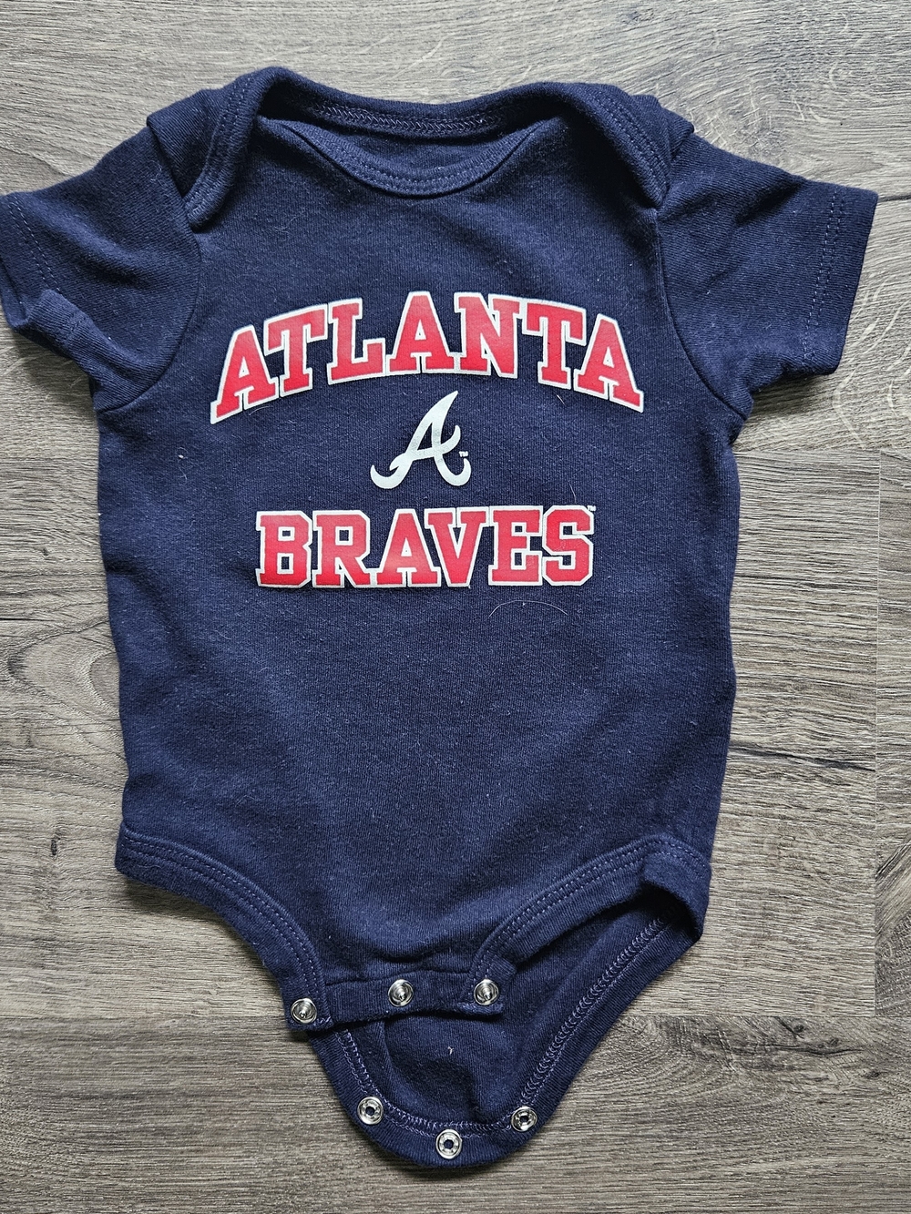 Atlanta Braves Baby Bodysuit